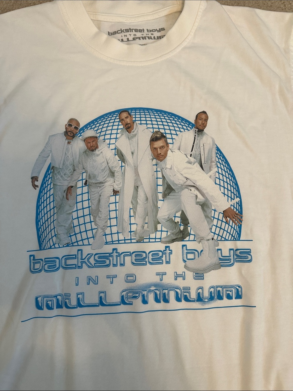 NEW Backstreet Boys White 'Into the Millennium' Graphic T-Shirt Summer 2026